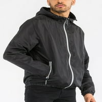 Muški lagani puni zip up reflektirajuće jakna za aktivne trkače Ležerne prilike Softshell Wirloser CAYSEWER