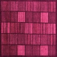 Ahgly Company Indoor Rectangle Checkered ružičaste moderne prostirke, 5 '8'