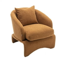 Moderna akcentna stolica, tapacirana tkanina Jednokrevetna kauč na razvlačenje udobna stolica za slobodno vrijeme za dnevnu sobu spavaću sobu, kafu