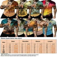 Košulja Colisha Muške kratke rukave Dugme Down Summer Košulje Regularna Fit Beach Rever Bluuse Style A 2XL