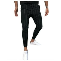 Sanbonepd modni muškarci casual slim fit tracke patentne pantalone pantalone