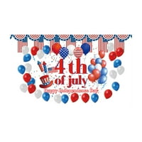 4. srpnja Clearence Dekor 4. dana za zastavu Dan zastava Banner 70.9x statua slobode američke dvorišne