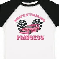Inktastična trkačka princeza ružičasta trkačka automobila poklon malih dječaka ili majica mališana