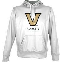 Muška podođanja bijela Vanderbilt Commodores bejzbol pulover hoodie