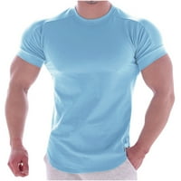 Muška majica Clearence Plus Veličina Sportski trčanje Košarkaški trening za brzo sušenje majica s kratkim