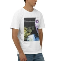 Muška marilyn Manson Službena majica meka majica s kratkim rukavima Mala bijela