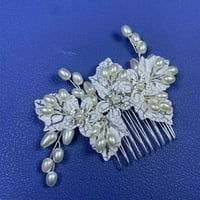Vintage Bridal češlja za kosu Ins Style Svestrani ukras za kosu za cvjetne djevojke Žene djevojke