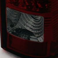 Odgovara 99- Silverado Sierra Pickup Crveni dim LED svjetiljke LEVE + DESNO