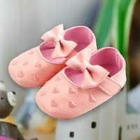 MyBeauty bebe vezene djevojke Bow Boots novorođenčad predrašuju mekane antiklizačke princeze ružičaste