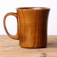 Drvena čaša ručno rađena kafa čaj za pivo sok za mleko mleko piti x