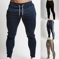 Farfi bočni prugasti muškarci jogger fitness hlače nacrtaju mršave zveznice duge pantalone