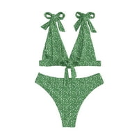 Ženski splitski kupaći kostim jednostavni zavoj za zavoj seksi mini bikini Molimo kupujte jednu ili