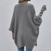 Dukseri Aaiyomet Cardigan za žene labavi mekani džemper pleteno lagano odjeća