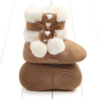Predračur novorođene dječje djevojke čizme Premium Soft Winter Anti-klizne cipele s toplim plimu sa