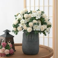 Umjetno cvijeće glave svile hidrongea cvjetni bouquet biljke kućna dekoracija