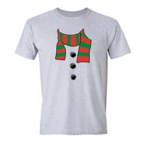 Xtrafly Wireel Snowman šal - Ružna božićna majica ELF Santa Xmas party Muškarci Ženska majica