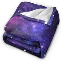 Galaxy Flannel Sileke Better bake bacanje pokrivača lagana ugodna plišana pokrivač za spavaću sobu dnevni