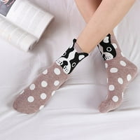 Čarape za parove crtani ravni odbori ženske čarape za odrasle slatka tačka u čarapama višebojna