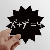 Math Kowledge jednadžba kruga Sun Vinil naljepnica prtljage grafiti cvjetni naljepnica