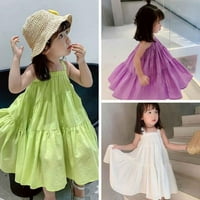Lijepa dječja suknja Korejski stil ljetna djevojka suknja haljina na plaži suknja od pune boje haljina