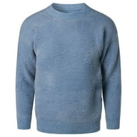 Muški pulover sweater Crewneck Dukseri KITTE COMFY topli plišanje Velvet modni ležerne džemper