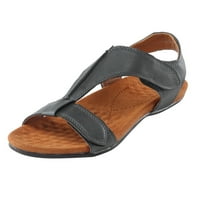 Miayilima sive sandale Ženske cipele modne papuče Stan otvoreni nožni papuče Summer casual modne sandale