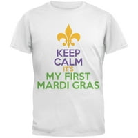 Mardi Gras - Moja prva majica MARDI GRAS White Youth - Mladi mali