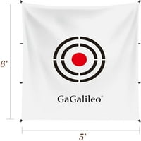 Galileo Golf Net Hittit Clage Thiper Net Unutarnji i vanjski udar Double Back Stop sa ciljanim treninzima AIDS Automatska povratna mreža lopte za backyard GA-0005-1