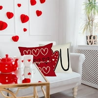 Dr jastuci za bacanje soba Valentines Dan pilula-ow pokriva set ljubavnog srca Valentinovo dnevno bacanje