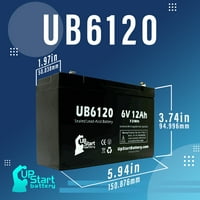 - Kompatibilna Jork-Wide Svjetlo R2E baterija - Zamjena UB univerzalna zapečaćena olovna kiselina - uključuje f do f terminalne adaptere