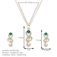 Do 65% popusta na minđuše AMLBB za žene dame modne nakit dijamantske ogrlice na minđuše postavljene