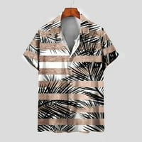 Muške labave fit košulje modne ljetne havajske plaže s majicama kratkih rukava Prodaja rever pulover