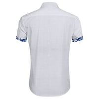 Šalkeelmen je tiskani šiveni dizajn kratkih rukava majica majica muške ležerne modne majice