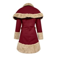 Womens plus zimski jakne i kaputi Ženska vunena jakna s dugim rukavima Podesna odjeća plišani kaput