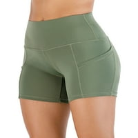 Youloveit Butt back Yoga kratke hlače Visoko strukske kratke hlače za žene High Squik Active odjeća