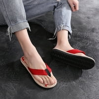 Sandale Žene široke noge modne proljeće i ljeti muškarci Flip flops ravni dno lagane ne kliznute cipele