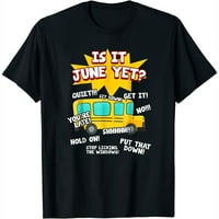 Da li je to juni, ali smiješni glasni školski autobus Driv Ženski grafički tee sa ličnošću - majica