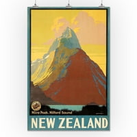 Novi Zeland - Novi Zeland - Miter Peak - - Vintage reklame