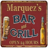 Marquezov crveni bar i roštilj rustikalni znak 208120045858