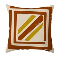 Fomlatr geometrijska serija ispisana jastučna linija apstraktna ploča za breskve kućica na kauču