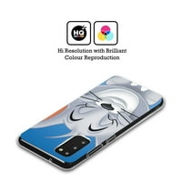 Dizajni za glavu Službeno licencirani Tom i Jerry Full Face grickalice Mekani gel kućište kompatibilan sa Samsung Galaxy S22 + 5G