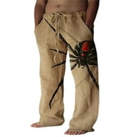 Colisha muški dno nacrtajuće hlače životinjske print pantalone casual jogger elastična struka plaža