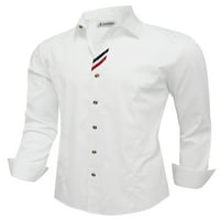Ware muške elegantne košulje dugih rukava Twnms360s-White-US XL