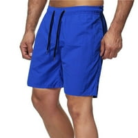 HHEI_K Hlače za muškarce Muške kratke hlače Ležerne prilike Classic Fit Crdstring Ljeto Plaže Kratke