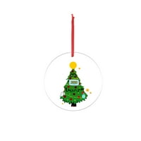 Prilagođava u obliku ukrasa za viseći ukrase za božićnu ukrasu - kućni ukras0712