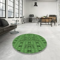 Ahgly Company u zatvorenom okruglom uzorkovima graška zelene površine graška, 6 'krug