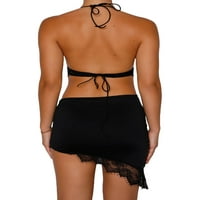 Ženske vrhove Suknje, čipka Pogledajte preko cijevi Bodycon Mini suknje Noćni zabava za klub Outfit