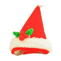 Novost LED svjetlo Up Božićni šešir za kosu Zabava Xmas dodaci