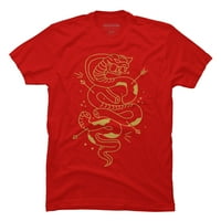 Snake Otrov Muški crveni grafički tee - Dizajn od strane ljudi s
