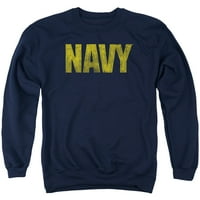 Navy - Logo - CrewNeck dukserica - velika